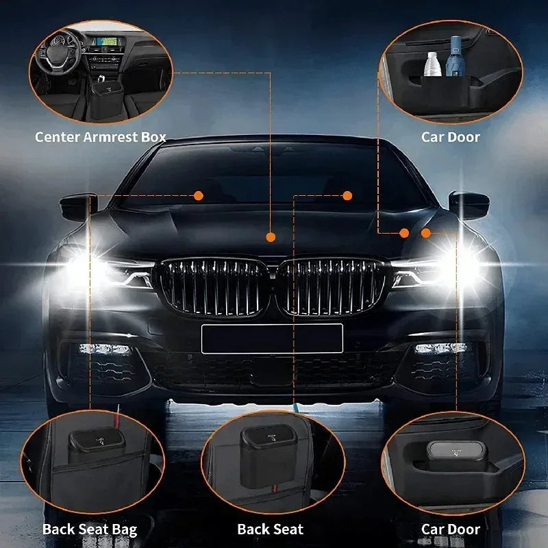 Nexyra Mini Car Trash Bin